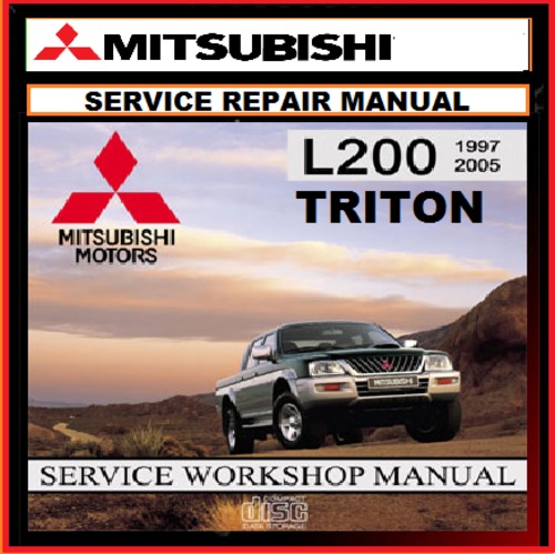 Product picture MITSUBISHI MK TRITON L200 2WD 4WD PETROL-DIESEL WORKSHOP REP